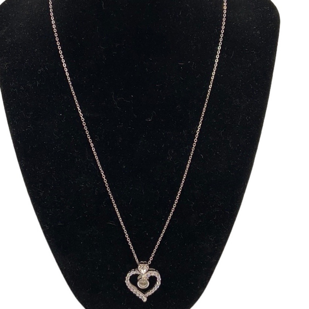 Silver "Always My Mother Forever My Friend" Silver Heart Pendant Necklace New!